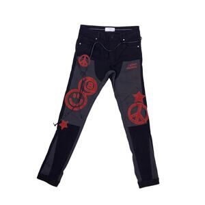 NWT Lifted Anchors Boutique Black‎ Jeans Women’s Size 30 Grunge Emo Streetwear